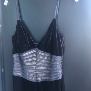 BNWT Black Velvet Beaded Maxi